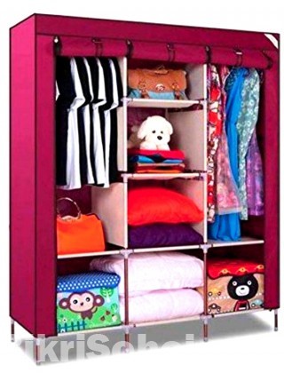 New STORAGE WARDROBE 3 LAYER( portable)